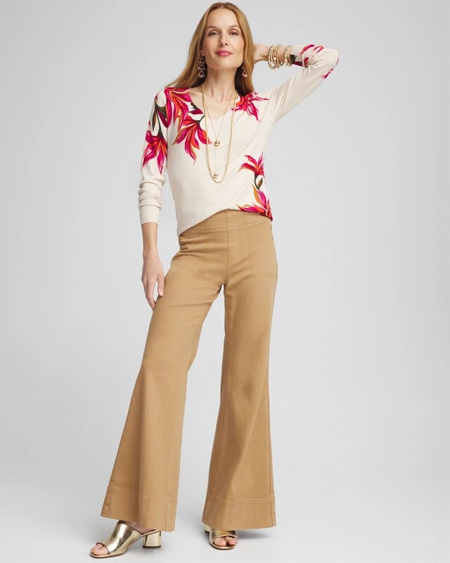 Lily V-neck Pullover Sweater - image 2